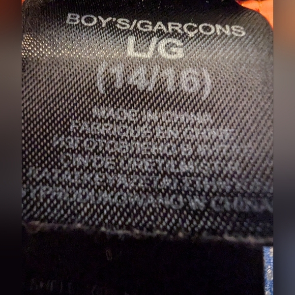 THE NORTH FACE HyVent Boys Rain Jacket Windbreaker Orange Hood Size Larg… - Picture 5 of 16